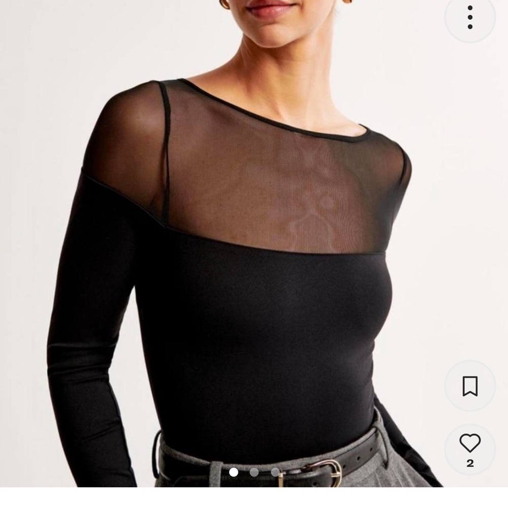 Abercrombie & Fitch mesh bodysuit